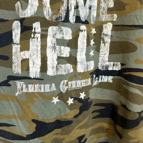 2014 FGL Florida georgia line camo tank top shirt sleeveless adult medium - Picture 3 of 5